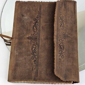 Leather Notebook Journal Made In Italy Retro To Look Antique